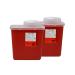 2 Gallon Size with Chimney Top Lid | Sharps and Biohazard Waste Disposal Container (Pack of 2) by Oakridge Products