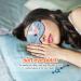 Buy NOLITOY 2pcs Printed Sleep Mask - Hot Cold Eye Patch & Blindfolds for Travel Naps | Silk Adjustable Goggles for Ultimate Comfort - Buy Online on SooperMarket.com