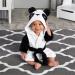 CuteOn Unisex Baby Kids Cartoon Animal Flannel Hooded Bathrobe Pajamas - 100% Panda Sleepwear | International Shipping - Buy Online on SooperMarket.com