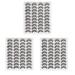 jklashfi 60 Pairs 3D Chemical Fiber Lashes Natural False Eyelashes Dramatic Volume Lashes Makeup Extension Eyelashes