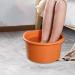 Colcolo Foot Bath & Spa Pool - Durable Foot Soak Bucket with Handles for Home Pedicure - 27.9 x 19.1 cm Orange - Buy Online on SooperMarket.com