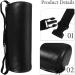 TEHAUX Lumbar Roll for Chair Memory Foam Back with Elastic Strap 3D Back Roll Lumbar Support Black - Buy Online on SooperMarket.com