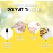POLYVIT D Baby Vitamin D Drops Vegan D3 Supplement Growth & Development of Bones & Teeth Immune System Support Easy Calcium Absorption For Infants Toddlers Kids 400 IU per Drop 4 Month Supply - Buy Online on SooperMarket.com