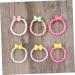 Ibasenice 6 Pcs Children's Arch Bracelets - Candy-Colored Loop Bracelets for Kids | Nausea Relief & Princess Accessories - Buy Online on SooperMarket.com