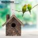 Wooden Bird Nesting Box House - Outdoor Garden Decorative Birdhouse 3.9x3.5x5.9inch - Buy Online on SooperMarket.com