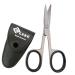 YSCARE Cuticle Nail Scissors Curved Blade Stainless Steel Beauty Scissors for Manicure Pedicure Grooming Finger & Toe Nail Eyebrows Nose Beard Hair Trimming (Silver)