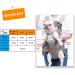Legs Out Front Pet Dog Carrier Front Chest Backpack Adjustable Hands-Free Backpack Travel Bag for Small Medium Dog Puppy Cat Outdoor Shoulder Strap Padded (Leg Spacing 21 CM x Length 40 CM Grey) Leg Spacing 21 CM x Length 40 CM Grey - Buy Online on SooperMarket.com