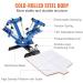 VEVOR 4 Color 1 Station Screen Printing Machine | 360 Rotatable Press | 21.2x17.7in Silk Screen Press | Double-Layer Pallet for T-Shirt DIY Printing - Buy Online on SooperMarket.com