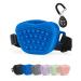 Gobeigo Silikon Hundeleckerli bag with dogs training clicker magnetic closure bag for treats puppy training or dog walks hip belt fanny pack (blue)