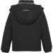 Boys Waterproof Ski Jacket | Windproof Winter Coat | Removable Hood | Black - Size 14-16 - Buy Online on SooperMarket.com