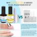 LOUINSTIC Gel Nail Polish Remover with Cuticle Oil - Fast 3-5 Minute Gel Polish Remover - Buy Online on SooperMarket.com