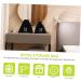 Baluue 6 Pcs Storage Bag Toiletry Organizer Drawstring Closure Cover Mini Hairdryer Bag Black Velvet - Buy Online on SooperMarket.com