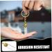Mini Refillable Glass Bottle Pendant Perfume Keychain - Travel-Friendly Zinc Alloy Key Fob - Buy Online on SooperMarket.com