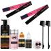 Lace Tint Melting Hair Mousse  Lace Tint Mousse for Women Hair Wigs Lace Wigs Toupees and Hairpieces Natural Finishing Lace Color  Wig Glue Lace Tint for Wigs Tool Set (Drak Brown)