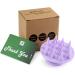 Bestool Hair Scalp Massager Shampoo Brush - Soft Silicone Bristles, Exfoliating Scrubber for Dandruff Treatment, Hair Growth, Stress Relief - Purple - Buy Online on SooperMarket.com