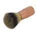Synthetic shaving brush portable made of aluminum alloy soft hair for effective lathering of the beard