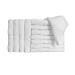 Bennett and Shea 12-Piece Luxury Washcloths  Odor Resistant  13 x 13 Premium Anti-Microbial Bath Towels for Bathroom  Highly Absorbent and Quick Dry Bath Towels  Extra Soft Towel Set  Bright White