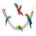 Bird parrot ladder bridge toy bird swing toys natural pepper wood hanging pet k toy rat hamster climbing toys bird cage accessories suitable for bird parrot 26 Ladders-74.4 3.93nches