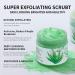 Organic Aloe Vera Facial Scrub | Exfoliating Face Wash for Acne | Brightening Exfoliator for Women & Men - Buy Online on SooperMarket.com