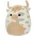 Squishmallows 7.5-Inch Borsa the Grey Spotted Highland Cow Plush Toy - Small Ultrasoft Borsa - Buy Online on SooperMarket.com