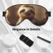 SSIMOO Adorable Sloth Sleep Mask - Adjustable Breathable Eye Mask for Comfortable Sleep | International Shipping Available - Buy Online on SooperMarket.com