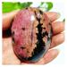 Natural Crystal Rough Crystals Natural Stone Pink Beautiful Rosestone Palm Exorcism Crystal Room Ornament (Color : 140-150g)