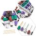 PLAFOPE 1 Set Nail Polish Set Nail Grinding Sanding Bits for Nail Drill Nail Tools Nail Polishing Band Sanding Bands for Nail Mandrel Bit for Nails Nail Bits Manicure Polishing Tape Alloy - Buy Online on SooperMarket.com