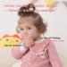 Silicone Pacifier Chain 2-Pack | Durable Soft & Flexible | Keeps Pacifiers Clean | Perfect for Boys & Girls - 2 Pink - Buy Online on SooperMarket.com