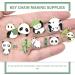 2 Boxes Panda Bamboo Pendant Keychain for Keys Animal Pendant Keychain Key Chain Making Supplies Bag 0.2X2.4X2.7CMx3pcs As Shownx3pcs - Buy Online on SooperMarket.com