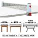 Win SPORTS Ping Pong Net Table Tennis Set - Portable Retractable Net, 2 Paddles, 3 Balls, Storage Case - Play Anywhere on Any Table - Buy Online on SooperMarket.com
