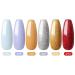 COSCELIA Dip Powder Set - 6 Premium Colors (Yellow Red Silver Gold) - 10g Each - Perfect for Professional Nail Art | Fast International Shipping - Buy Online on SooperMarket.com