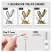 Metallic Mirror Painting Nail Polish - 2x12ml Silver & Gold - Chrome Effect Striper Gel with Brush for DIY Nail Art Manicure - Buy Online on SooperMarket.com