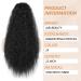AISI BEAUTY 22 inch Long Curly Drawstring Ponytail Extension for Women | Clip in Wavy Natural Ponytail | (1B) - Buy Online on SooperMarket.com