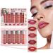 5-Piece Matt Ink Lipstick Set - Nude Tones Waterproof & Long-Lasting Gloss | 12H Non-Drying Liquid Lipstick for Makeup Lovers | 1g (Pack #01) - Buy Online on SooperMarket.com