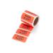 Carstens Medical Stickers  Name Alert Alert and Instruction Labels for Medical Charts Red and Black Roll of 100 Patient Chart Labels W1.5 x H.75