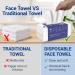 Biodegradable Face Cleaning Towels for Sensitive Skin - 300 Lint-Free Disposable Skin Care Towels | Ourned Life - Buy Online on SooperMarket.com