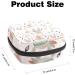 Indian Rabbits Pattern Sanitary Napkin Storage Bag - Cute Menstrual Cup Pouch for Women & Teens - Multi-colored - Buy Online on SooperMarket.com
