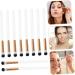 Healeved 10pcs Makeup Brush Makeup Eye Brush Eye for Makeup Concealer Brush White Wooden Handle - Buy Online on SooperMarket.com