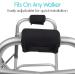 Walking aid arm pad 1 Pair Walking Arm Crutch Handle Pads Walker Grips Soft Padded Hand Covers Non slip Comfortable Cushion Padding Wicking Comfort Washable Black - Buy Online on SooperMarket.com
