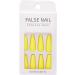 Brishow Coffin False Nails - Long Yellow Stick on Nails for Women and Girls - Buy Online on SooperMarket.com