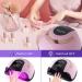 268W UV LED Nail Dryer for Gel Polish | 57 Dual Light Beads, 4 Timer Settings, Auto Sensor - Buy Online on SooperMarket.com