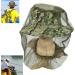 Green Net Face Mesh Cover 5 Pieces Net Mesh Face Protector Insect Bee Mosquito Resistance Sun Fish Hat with Extra Fine Holes for Outdoor - Buy Online on SooperMarket.com