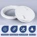 4/6/8 inch White Deck Plate Hatch with Detachable Cover - Non-Slip Inspection Hatch - Buy Online on SooperMarket.com