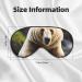 Buy SSIMOO White & Brown Bear Soft Sleep Eye Mask | Breathable Eye Patch for Travel & Relaxation | Perfect Gift - Buy Online on SooperMarket.com