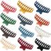 12 Pack Large Butterfly Hair Clips for Women & Girls - Non-slip Matte Banana Clips with Strong Hold - Fashion Hair Accessories - Buy Online on SooperMarket.com