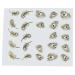 Lodokdre Gold Nail Stickers Nail Art Stickers for Lady