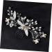 FOYTOKI Handmade Crystal Tiara Bridal Hair Comb Wedding Hair Accessories for Brides Wedding Hair Comb for Brides Bride Headpieces for Wedding Bridal Rhinestone Headpieces Bridal Headdress - Buy Online on SooperMarket.com
