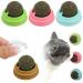 Xinstroe 4 Pieces Catnip Balls Toys for Cat Rotating Catnip Ball Catnip Balls Wall Catnip Balls Toys for Cat