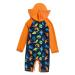 BONVERANO Baby Boys Swimsuit 12-18 Months | Colorful Shark One Piece Swimwear with UPF 50 - Buy Online on SooperMarket.com