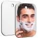 2 Pack Shower Mirror Fogless for Shaving 8"x6"Medium Mirror for Wall Camping Frameless Portable Hanging Travel Mirrors Unbreakable Handheld Locker Makeup Plastic Anti Fog Free Shave Mirror Bathroom